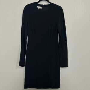 Stella McCartney Long Sleeve Navy Sheath Dress Size IT 40